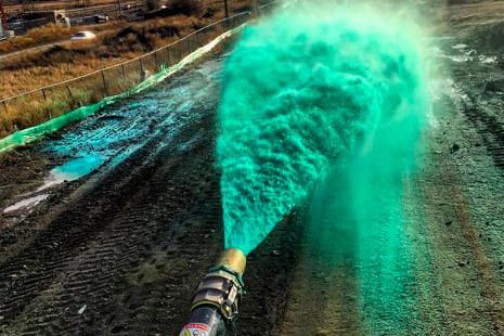 Dust control material