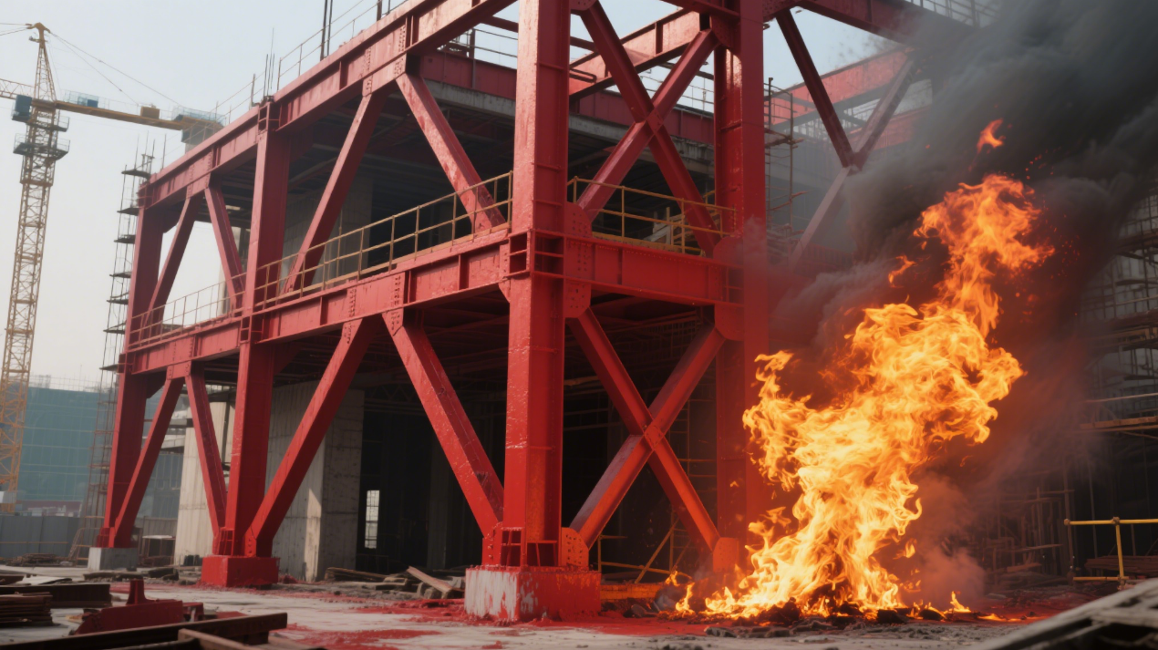 Building fire retardant coatings: provide a solid fire barrier for steel and wood structures
