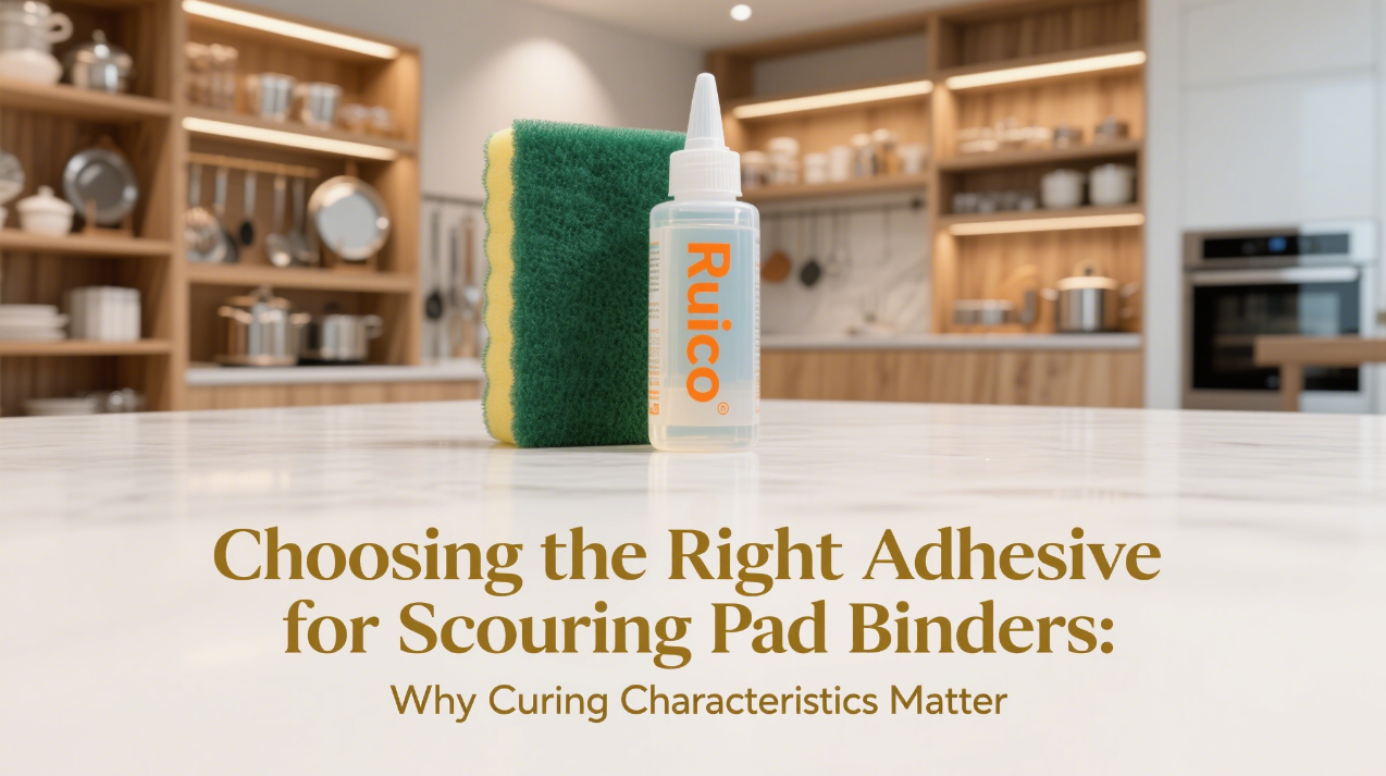 Choosing the Right Adhesive for Scouring Pad Binders: Why Curing Characteristics Matter
