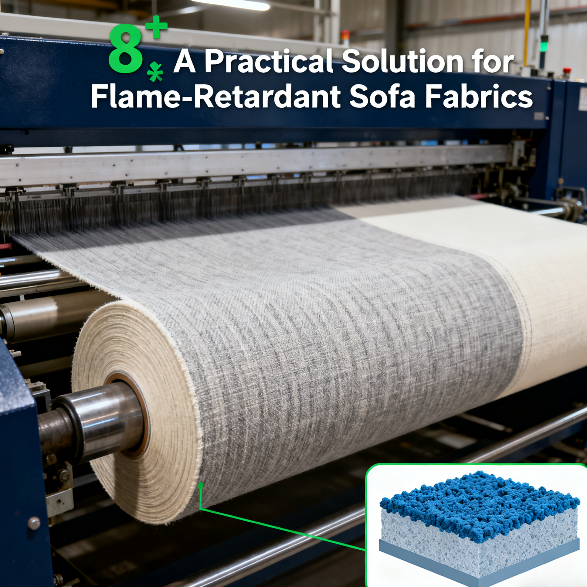 A Practical Solution for Flame-Retardant Sofa Fabrics