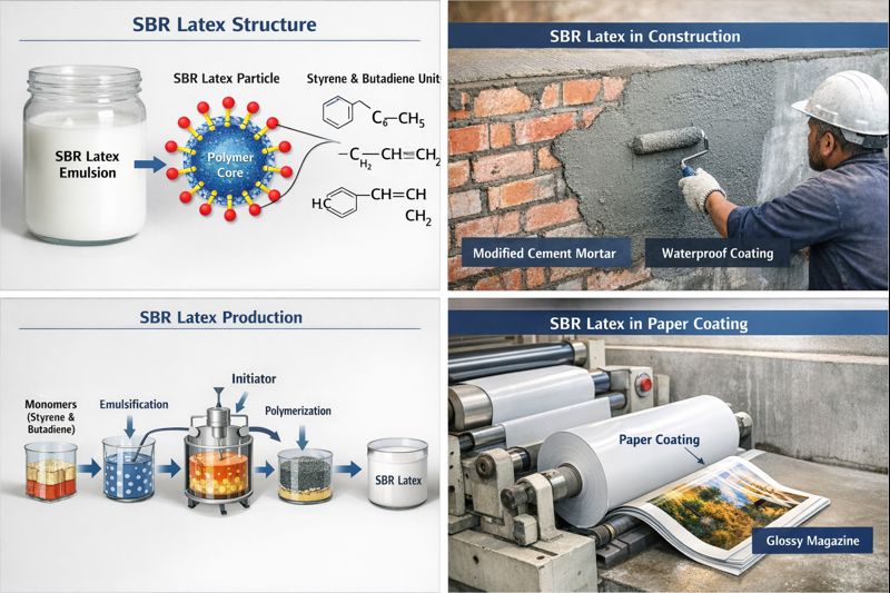 Styrene-Butadiene Rubber (SBR) Latex: Properties, Production, and Applications