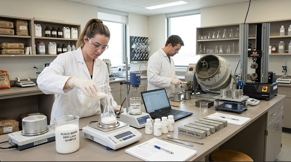 Introducing RUICO 9608A — Next-Generation SBR Latex for Cement Modification